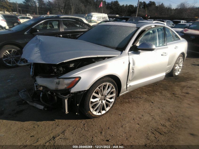 2014 AUDI A6 3.0T PREMIUM PLUS WAUFGAFC3EN056535