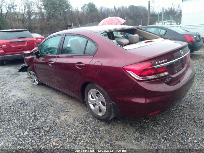 2013 HONDA CIVIC SDN LX 2HGFB2F53DH586117