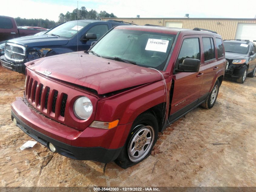 2014 JEEP PATRIOT SPORT 1C4NJPBAXED690180