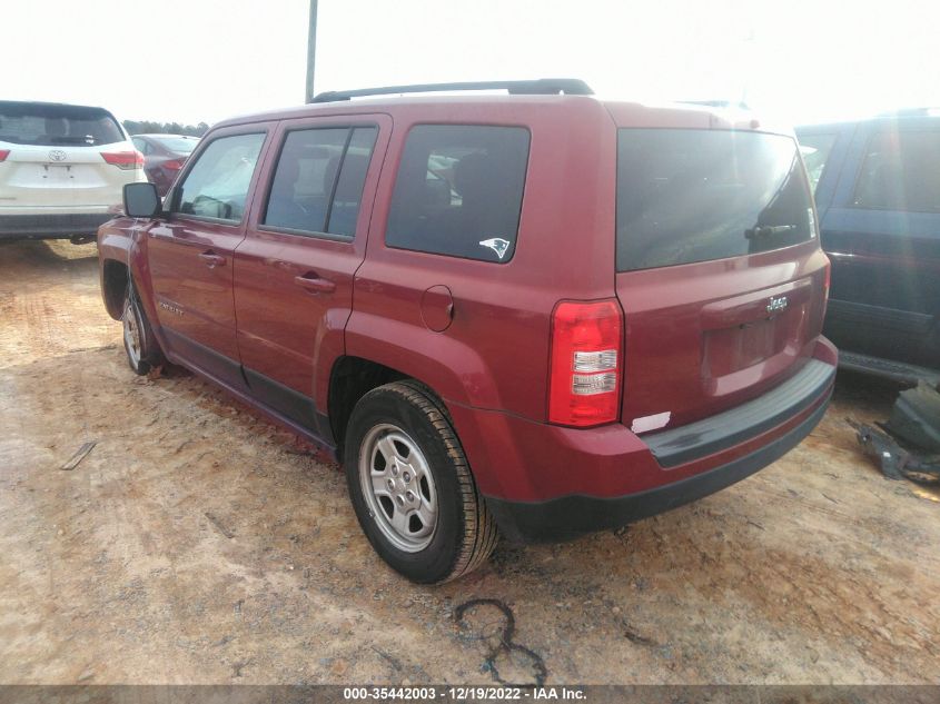 2014 JEEP PATRIOT SPORT 1C4NJPBAXED690180