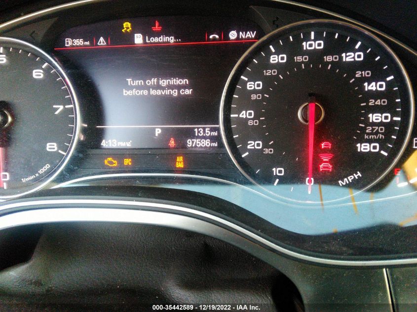 2013 AUDI A7 3.0 PREMIUM PLUS WAUYGAFC4DN150589