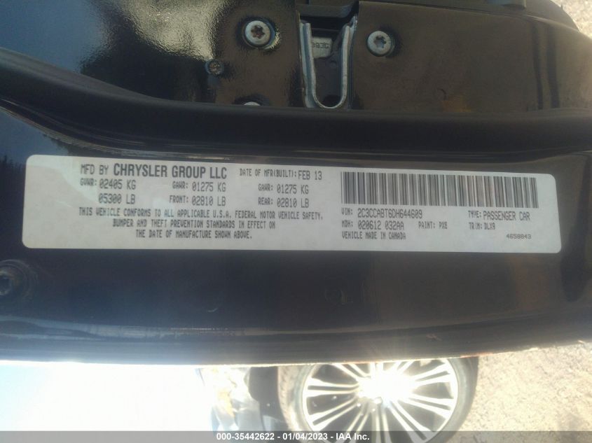 2013 CHRYSLER 300 300S - 2C3CCABT6DH644609