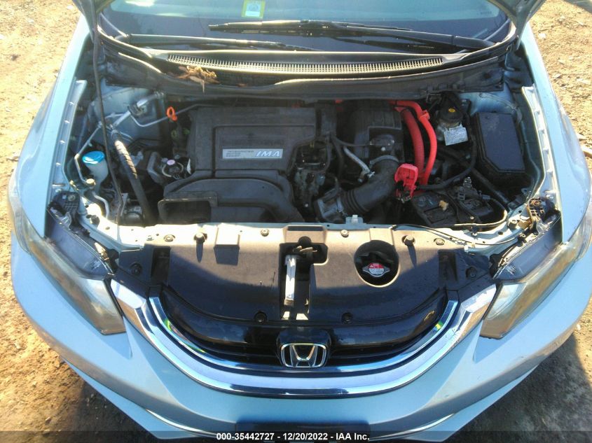 2013 HONDA CIVIC HYBRID 19XFB4F22DE003631