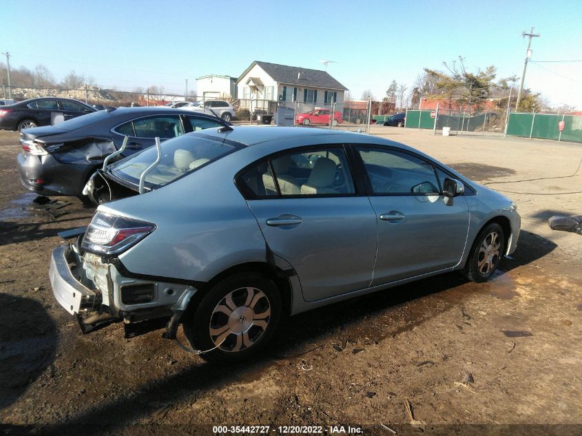2013 HONDA CIVIC HYBRID 19XFB4F22DE003631