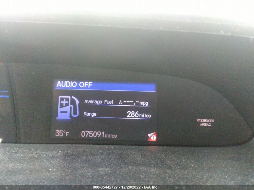 2013 HONDA CIVIC HYBRID 19XFB4F22DE003631