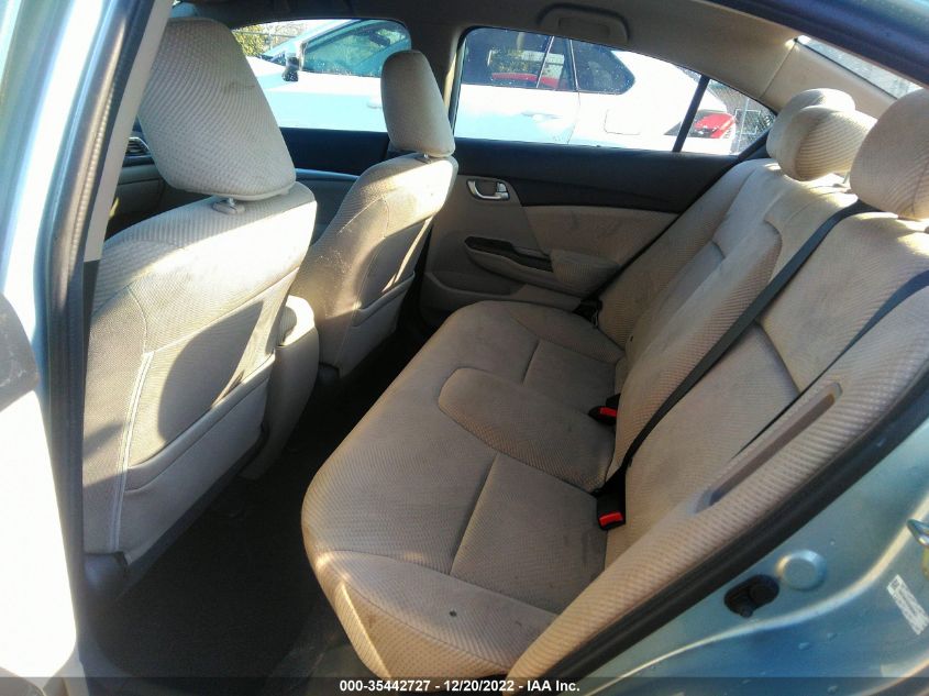 2013 HONDA CIVIC HYBRID 19XFB4F22DE003631