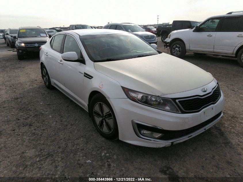 2013 KIA OPTIMA HYBRID LX - KNAGM4AD0D5058627
