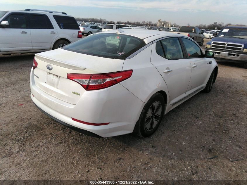 2013 KIA OPTIMA HYBRID LX - KNAGM4AD0D5058627
