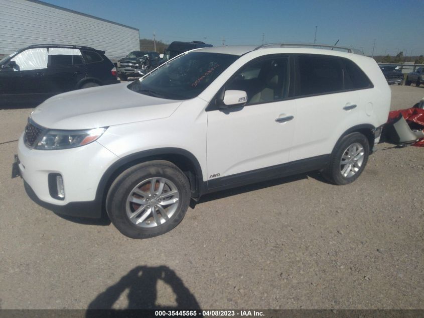2015 KIA SORENTO LX 5XYKTDA65FG632263