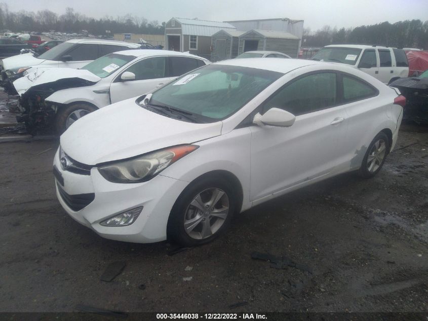 2013 HYUNDAI ELANTRA COUPE GS PZEV KMHDH6AE6DU002563