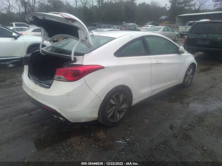 2013 HYUNDAI ELANTRA COUPE GS PZEV KMHDH6AE6DU002563