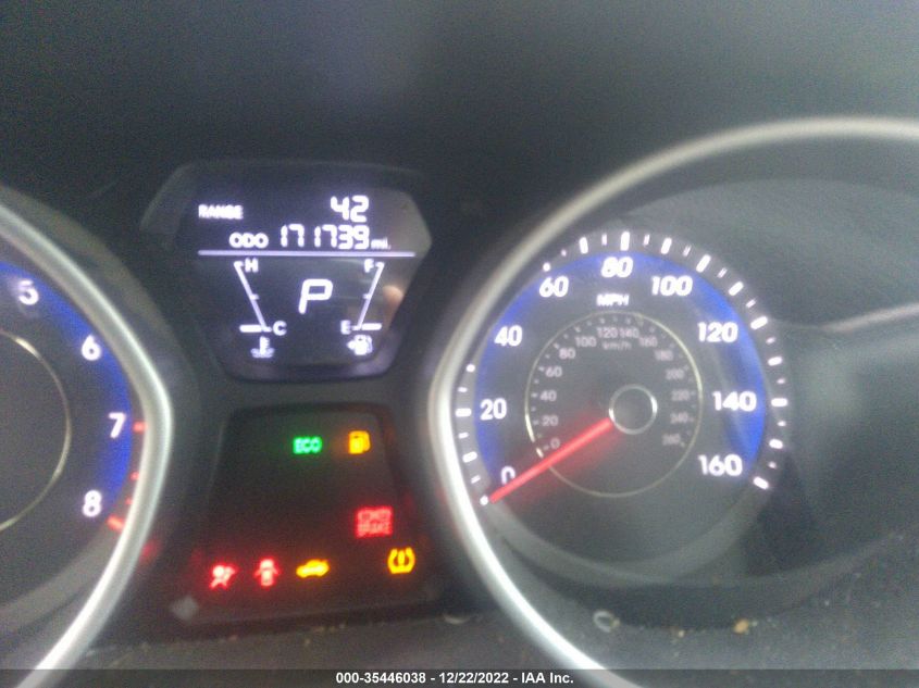 2013 HYUNDAI ELANTRA COUPE GS PZEV KMHDH6AE6DU002563