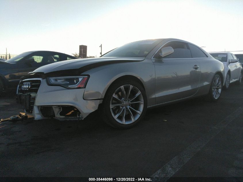 2013 AUDI A5 PREMIUM PLUS WAULFAFR0DA015859