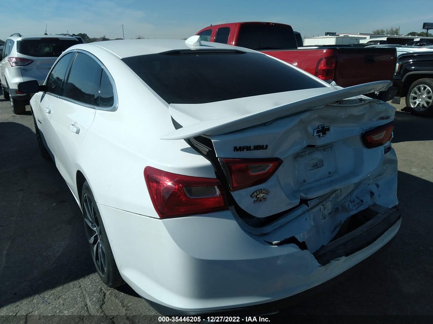 VIN 1G1ZG5ST2LF118102 2020 CHEVROLET MALIBU RS