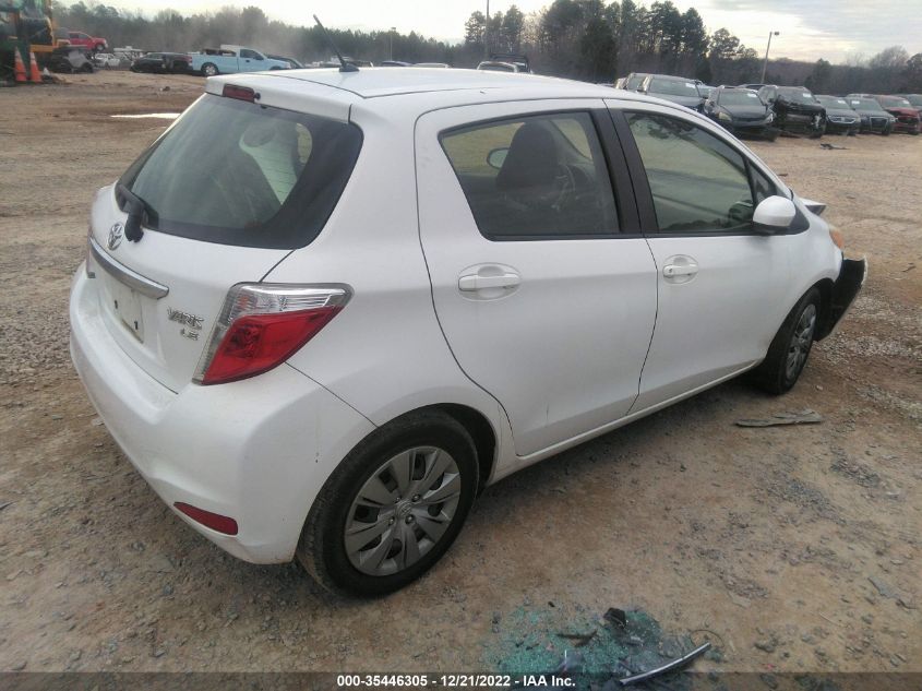 2013 TOYOTA YARIS LE JTDKTUD30DD547070