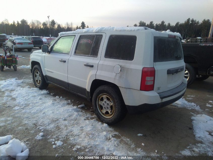 2014 JEEP PATRIOT SPORT 1C4NJPBA5ED720315