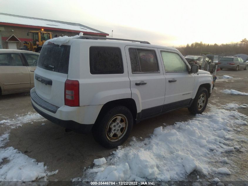 2014 JEEP PATRIOT SPORT 1C4NJPBA5ED720315