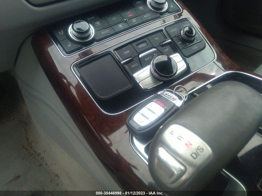 2013 AUDI A8 L 3.0L WAURGAFD9DN013001