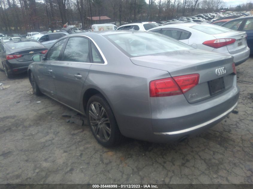 2013 AUDI A8 L 3.0L WAURGAFD9DN013001