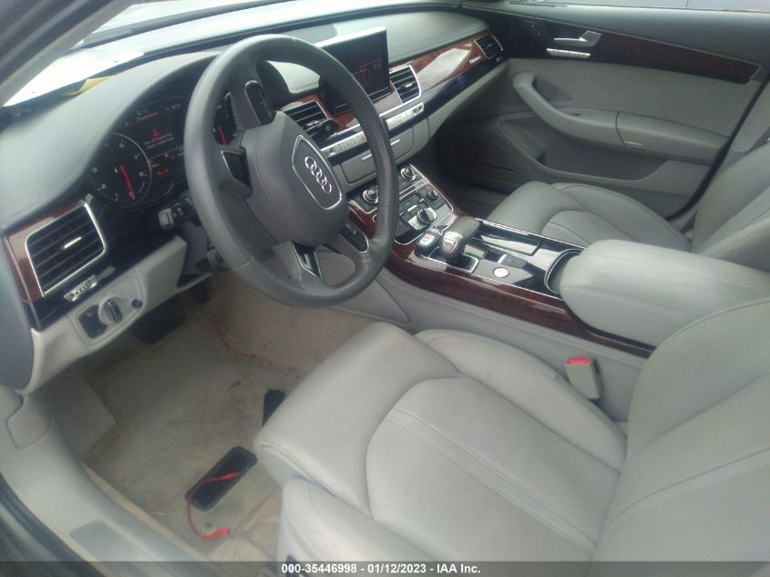 2013 AUDI A8 L 3.0L WAURGAFD9DN013001