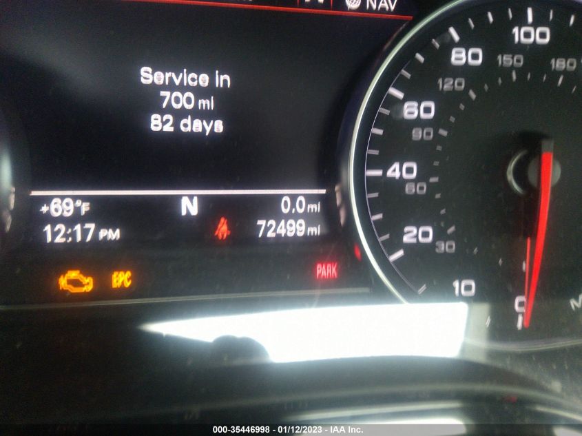 2013 AUDI A8 L 3.0L WAURGAFD9DN013001
