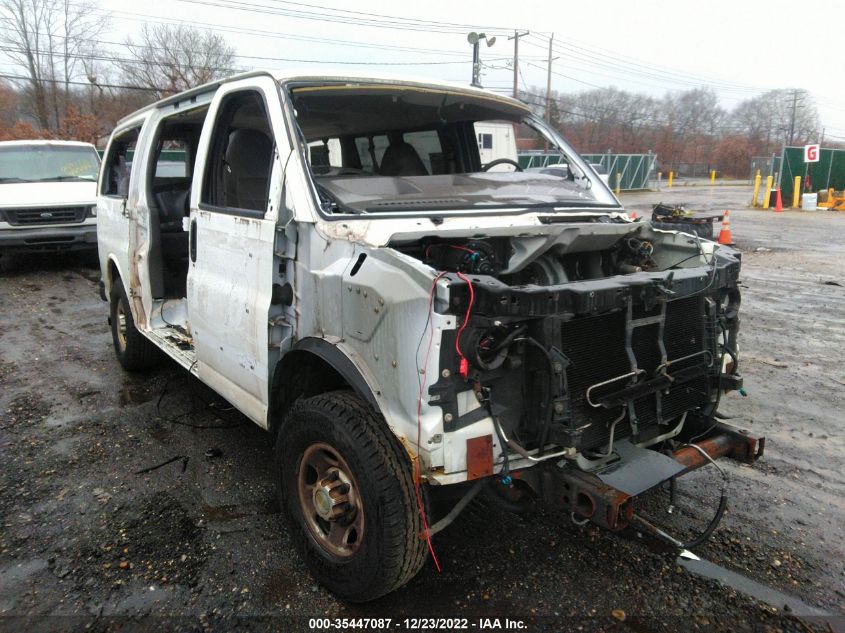 2014 CHEVROLET EXPRESS PASSENGER LS - 1GAWGPFG1E1118457