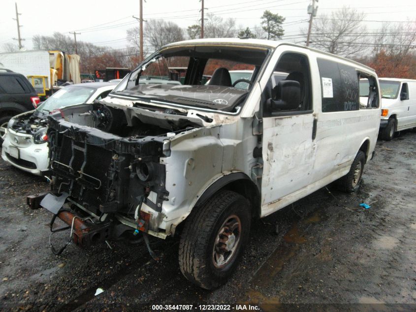 2014 CHEVROLET EXPRESS PASSENGER LS - 1GAWGPFG1E1118457