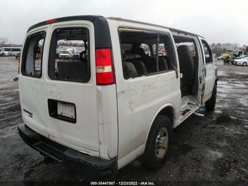 2014 CHEVROLET EXPRESS PASSENGER LS - 1GAWGPFG1E1118457