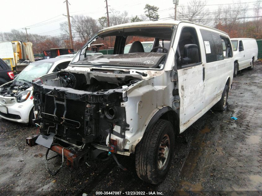 2014 CHEVROLET EXPRESS PASSENGER LS - 1GAWGPFG1E1118457