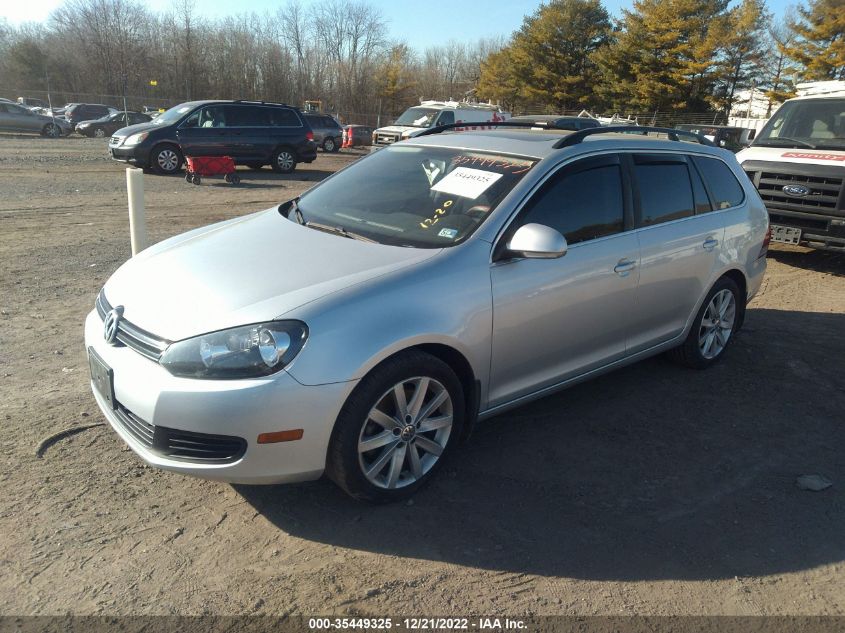 2014 VOLKSWAGEN JETTA SPORTWAGEN TDI W/SUNROOF 3VWPL7AJXEM600726