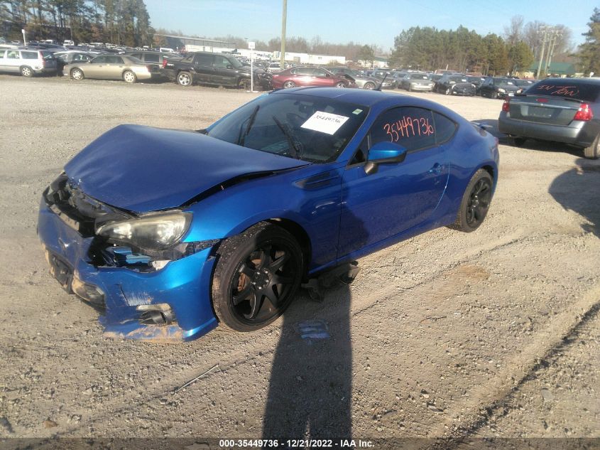 2013 SUBARU BRZ LIMITED JF1ZCAC11D1610987