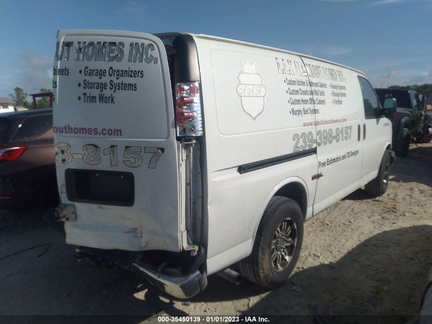 2013 CHEVROLET EXPRESS CARGO VAN 1GCSGAF42D1159235
