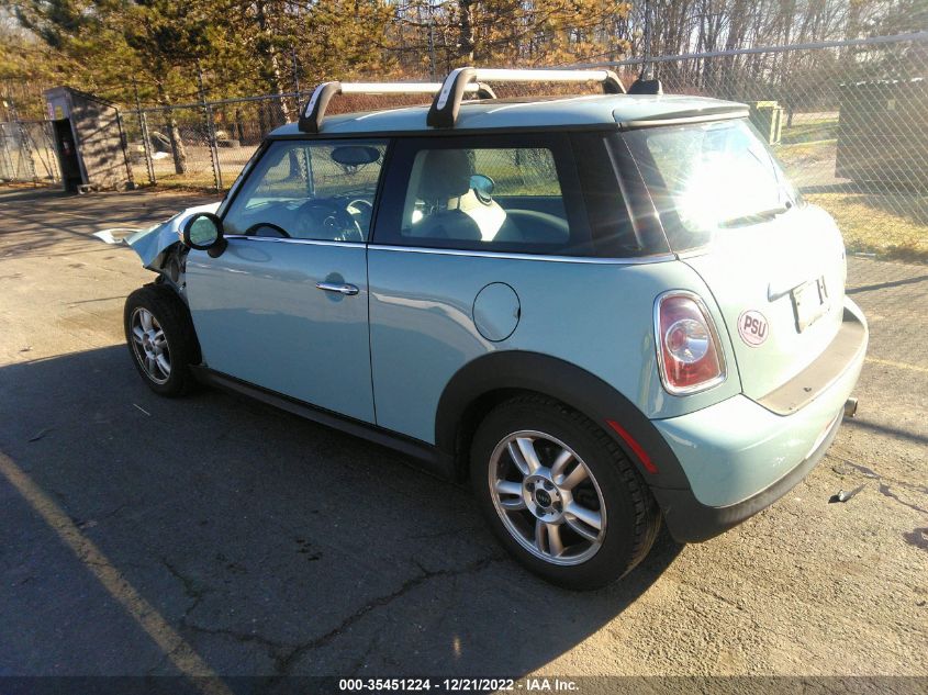 2013 MINI COOPER HARDTOP WMWSU3C56DT370666