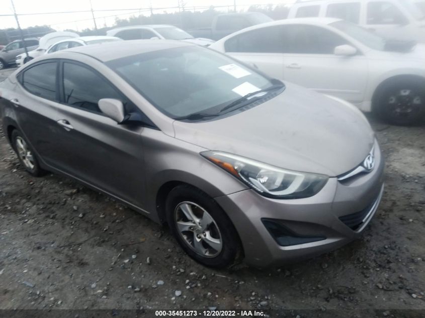 2015 HYUNDAI ELANTRA SE - 5NPDH4AE2FH555054