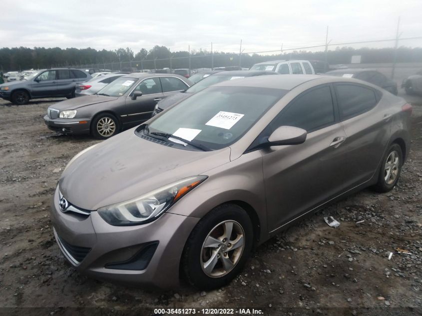 2015 HYUNDAI ELANTRA SE - 5NPDH4AE2FH555054