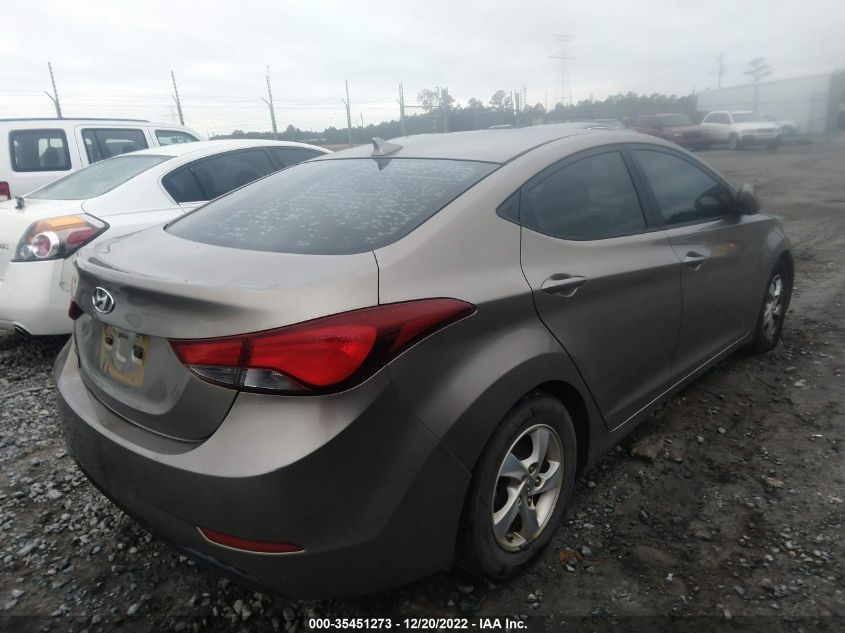 2015 HYUNDAI ELANTRA SE - 5NPDH4AE2FH555054