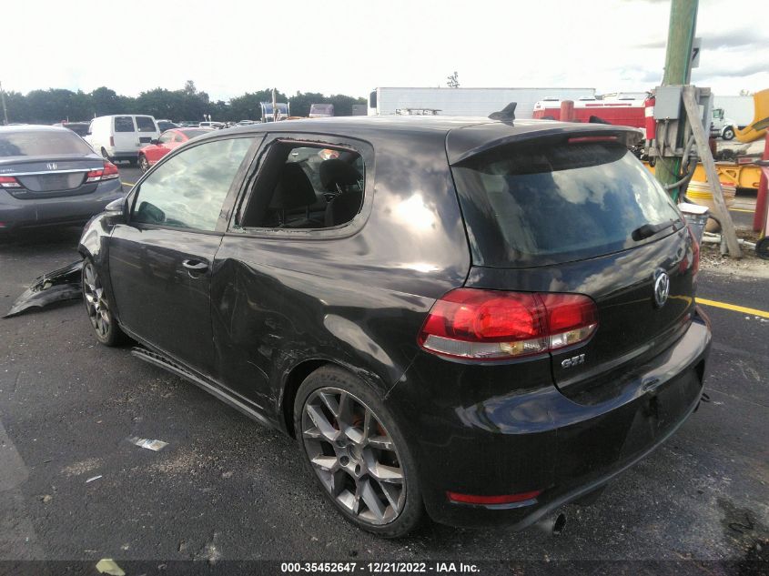 2013 VOLKSWAGEN GTI W/CONV & SUNROOF WVWED7AJ0DW011416