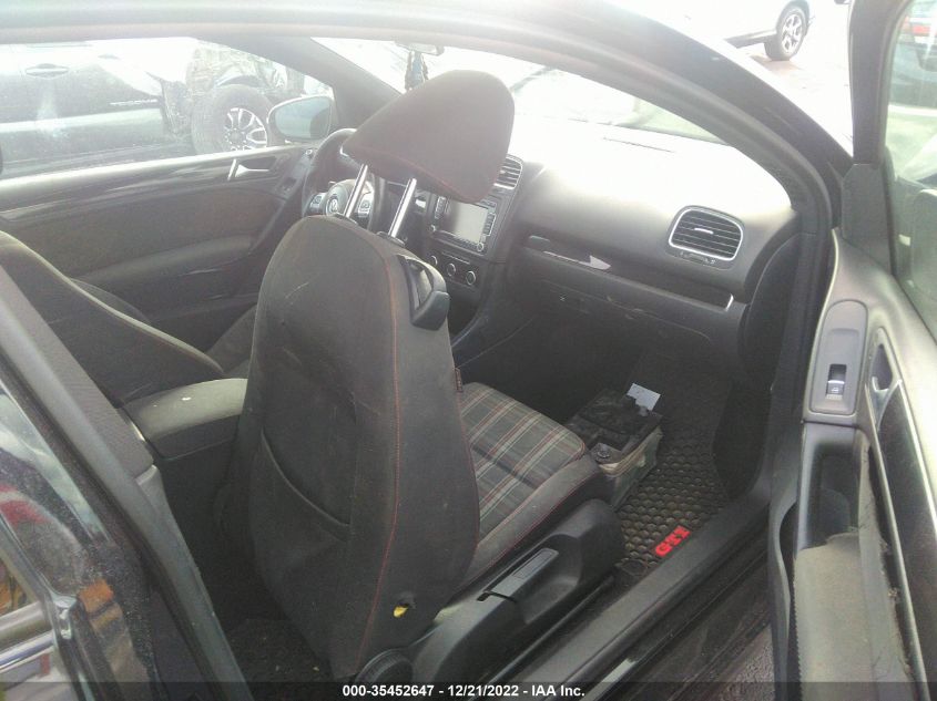 2013 VOLKSWAGEN GTI W/CONV & SUNROOF WVWED7AJ0DW011416