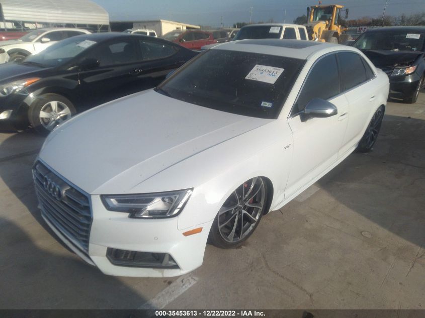 2018 AUDI S4 PRESTIGE WAUC4AF42JA002570