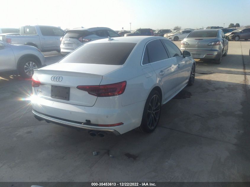 2018 AUDI S4 PRESTIGE WAUC4AF42JA002570