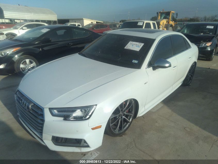 2018 AUDI S4 PRESTIGE WAUC4AF42JA002570