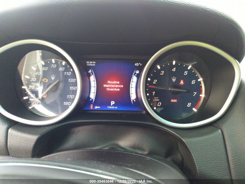 2014 MASERATI GHIBLI S Q4 ZAM57RTA8E1096385