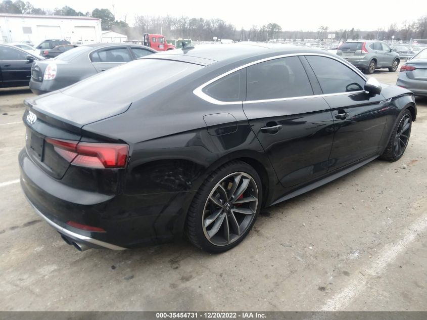 2018 AUDI S5 SPORTBACK PREMIUM PLUS WAUB4CF56JA024295