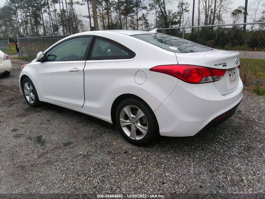 2013 HYUNDAI ELANTRA COUPE GS KMHDH6AE5DU023324