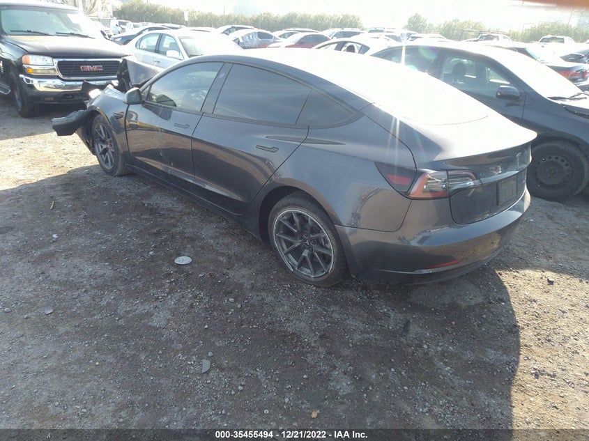 VIN 5YJ3E1EB3MF001990 2021 TESLA MODEL 3 LONG RANGE