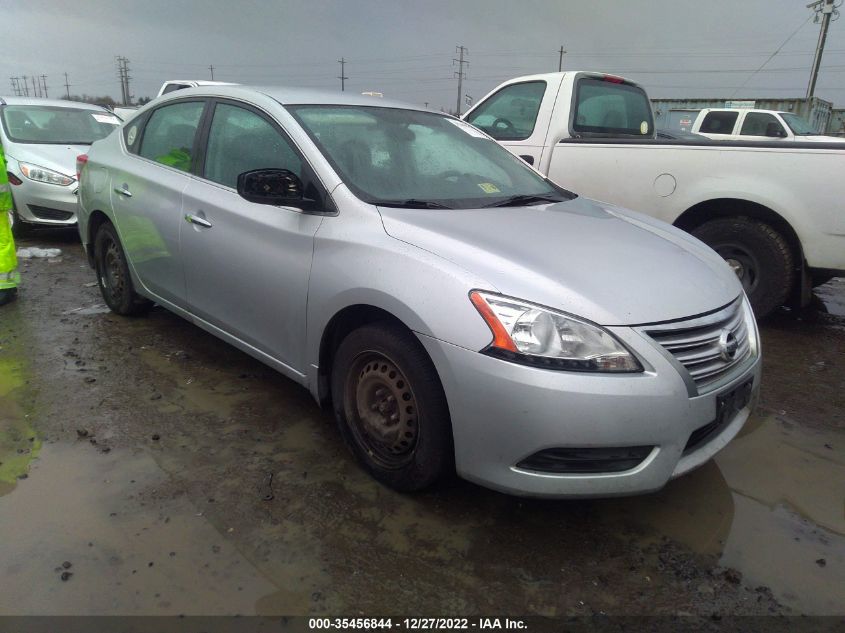 VIN 3N1AB7AP9DL714398 2013 NISSAN SENTRA no.1