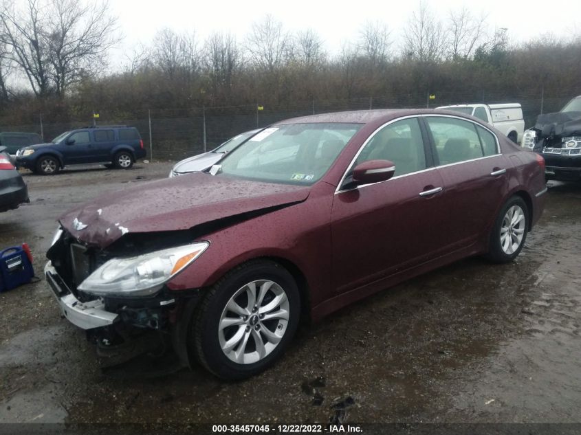 2013 HYUNDAI GENESIS 3.8L KMHGC4DD3DU212881