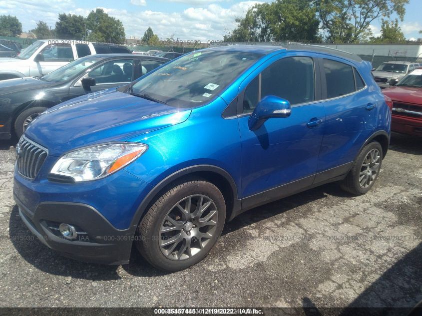 2016 BUICK ENCORE SPORT TOURING KL4CJ1SM7GB692007