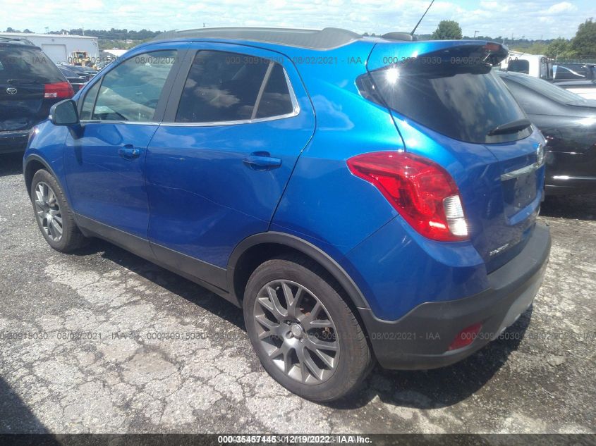 2016 BUICK ENCORE SPORT TOURING KL4CJ1SM7GB692007