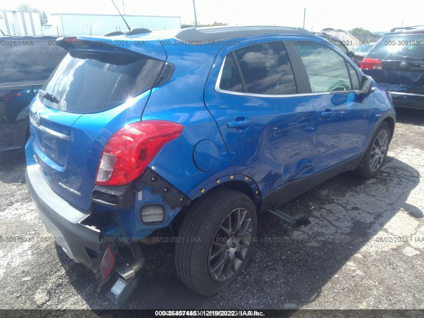 2016 BUICK ENCORE SPORT TOURING KL4CJ1SM7GB692007